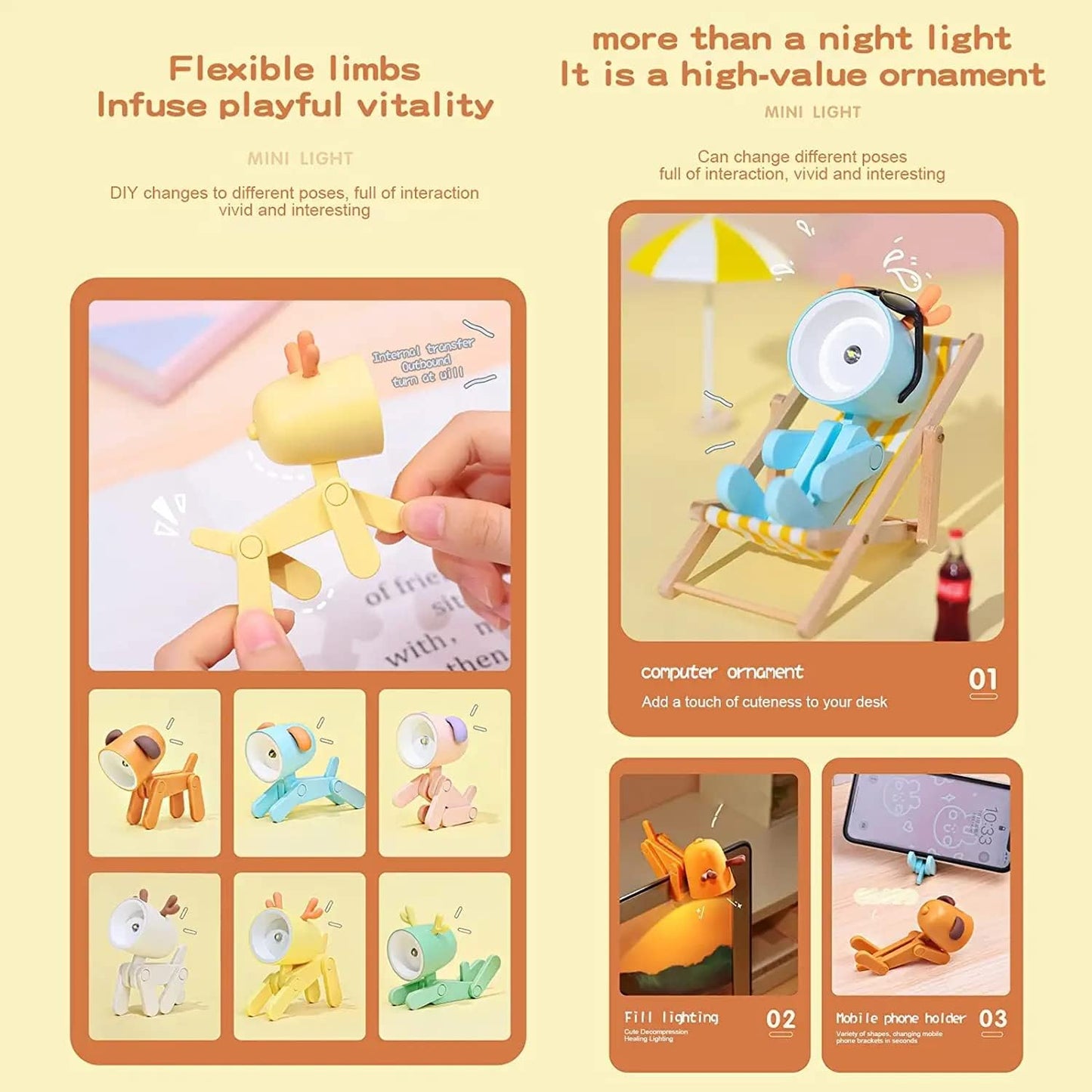 Tiny Cute Puppy Night Light