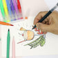 Dual Tip Brush Markers Art Pen Set – THE CEO Coloring Markers