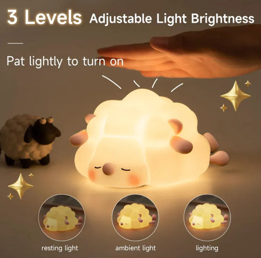 Cute Sheep Silicone Night Light