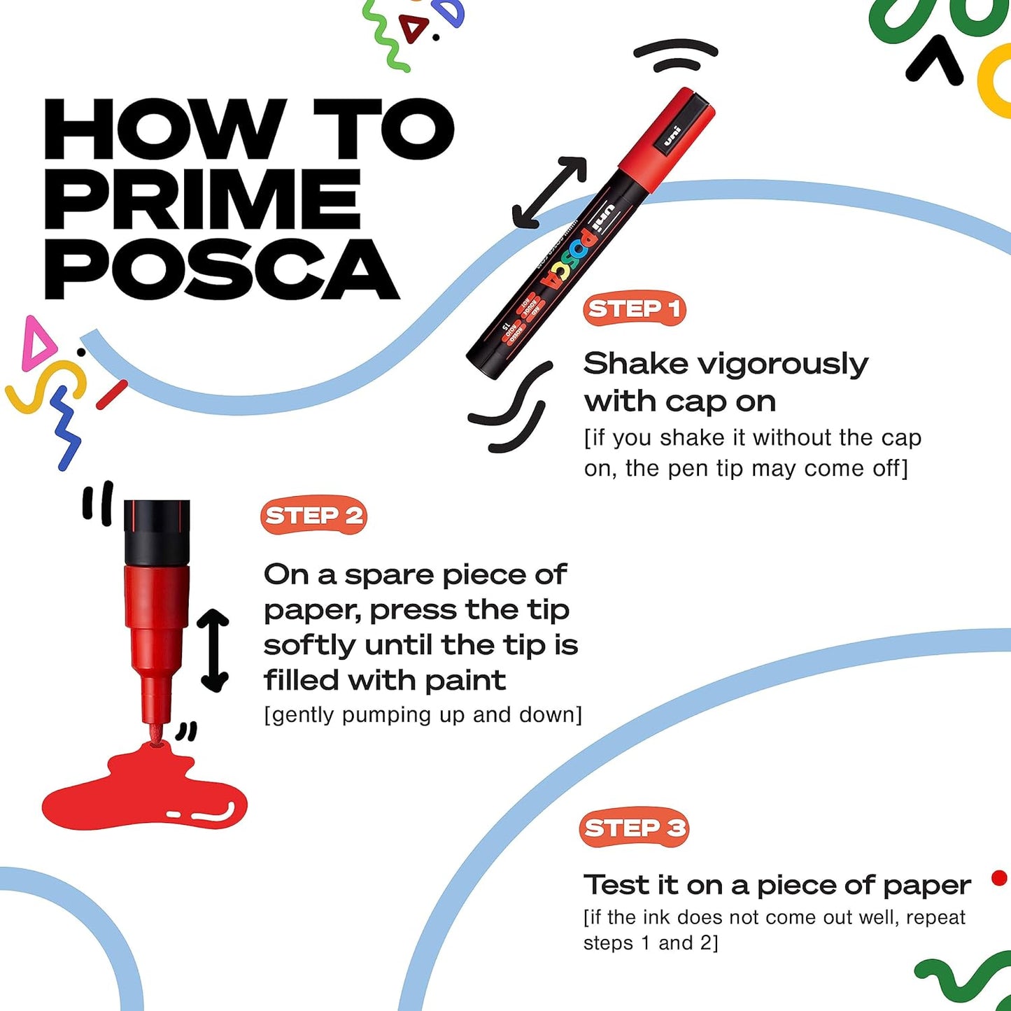 Professional UNI  POSCA® Drawing Pens