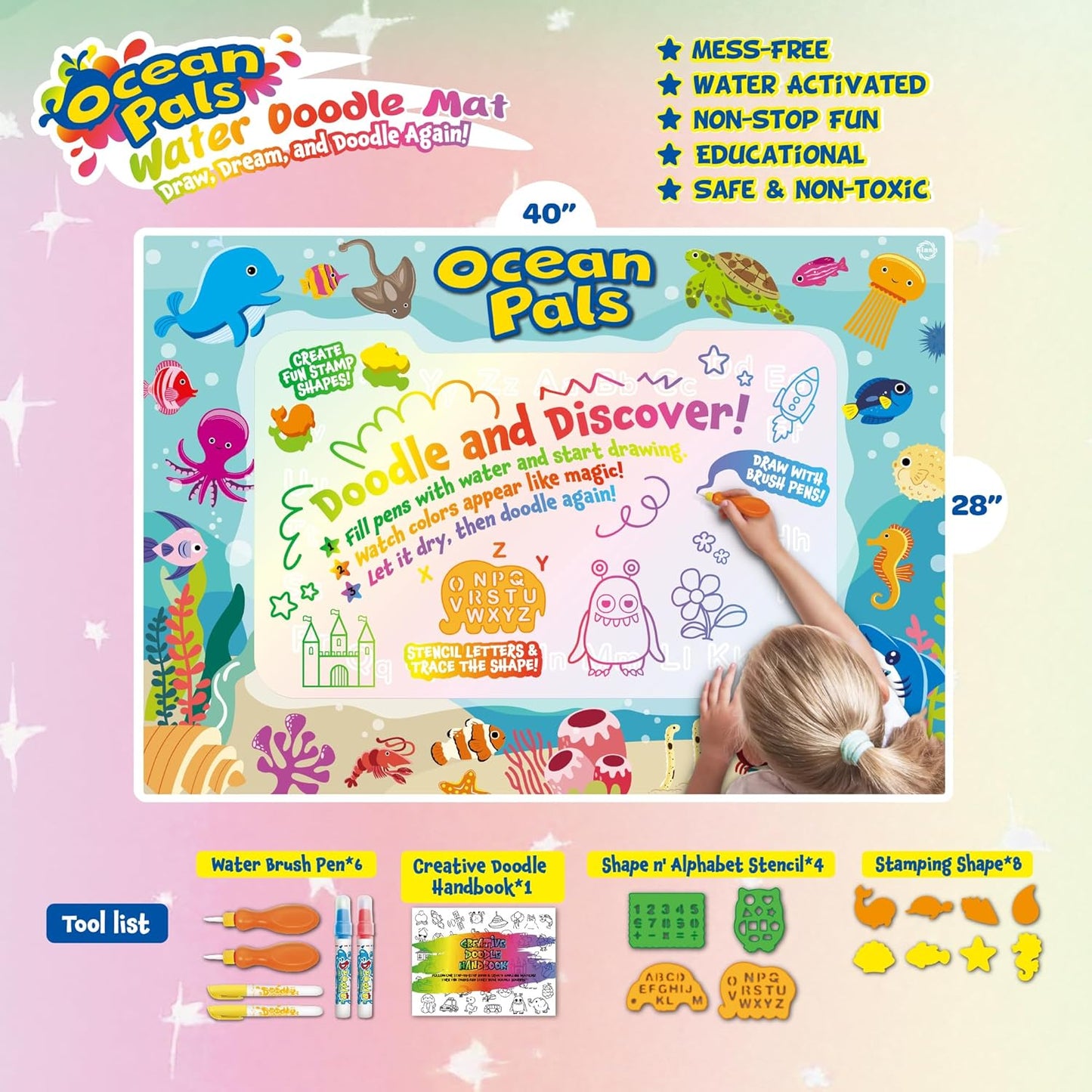 Water Doodle Magic for Kids – Ocean Pals Adventure