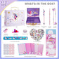 66PCS Unicorn Art Supplies Set for Kids (Ages 4-12)
