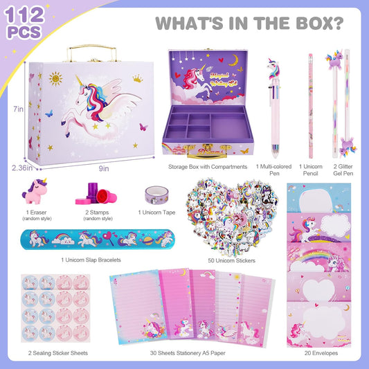 66PCS Unicorn Art Supplies Set for Kids (Ages 4-12)