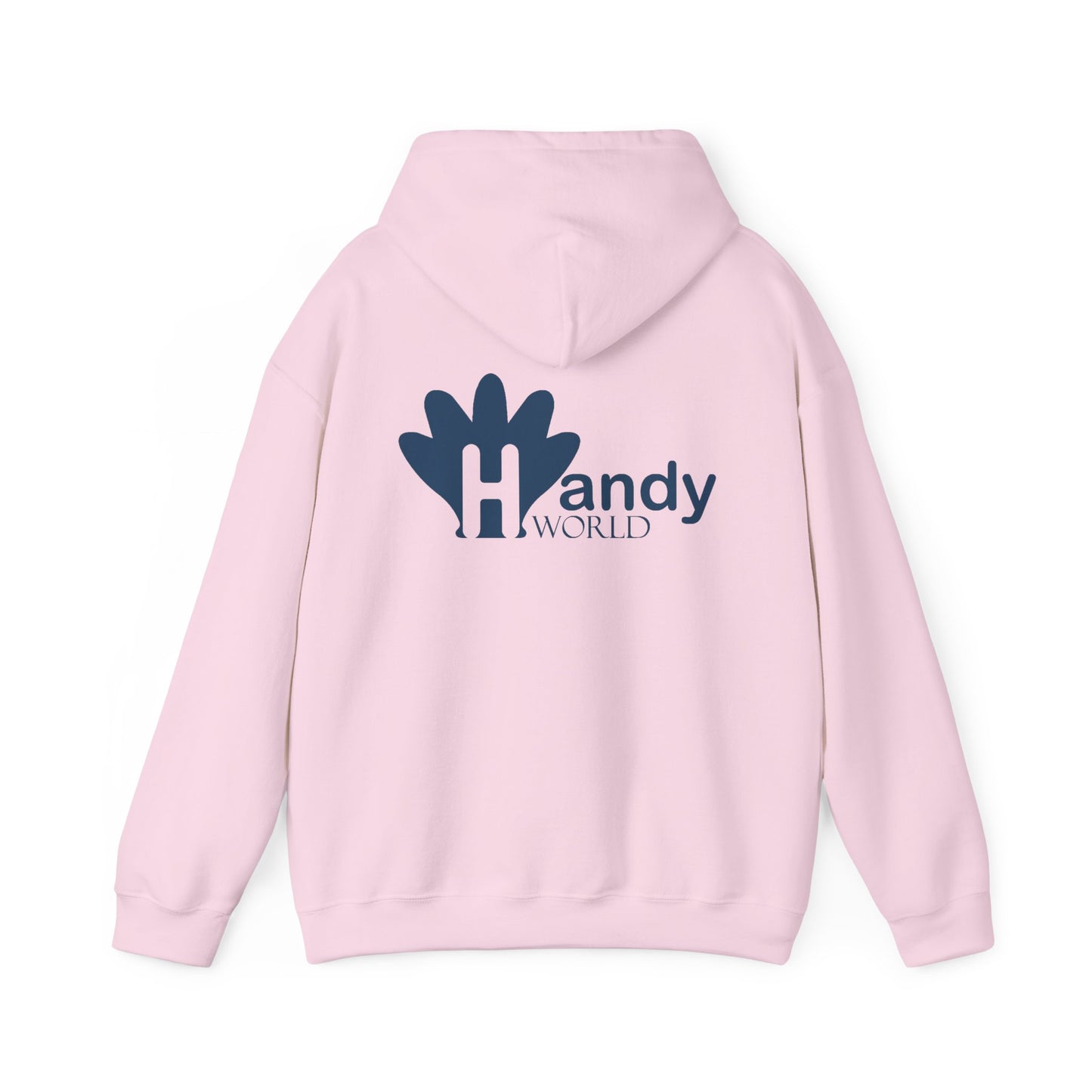 Charming Hooded Sweatshirt Featuring 'Handy World' Design | Cozy Gift for Friends, Birthdays, Casual Wear, Unique Fashion
