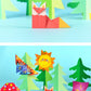 Origami Craft Book - DIY Colored Paper Set