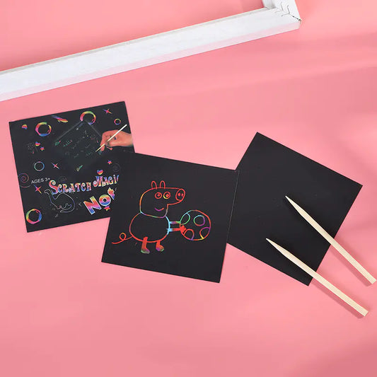 Colorful Scratch Art Notebook