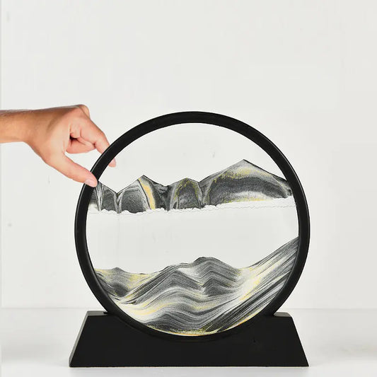 Hourglass Art Glass Decoration