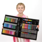 All-In-One 150-Piece Art Set with Markers and Crayons