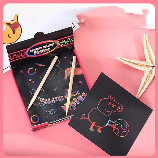 Colorful Scratch Art Notebook
