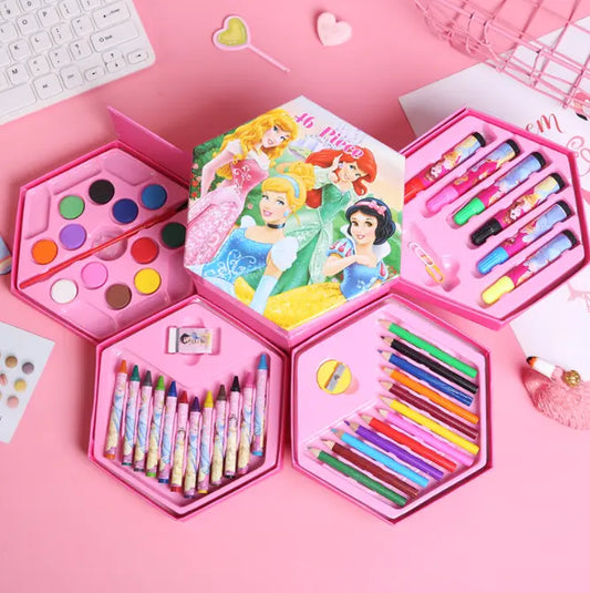 46-Piece Watercolor Pen Gift Set – Vibrant Colors for Art Projects