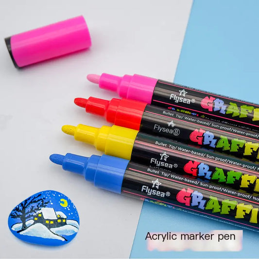 Acrylic Paint Markers: Perfect for any surface Stone, Wood, Ceramics