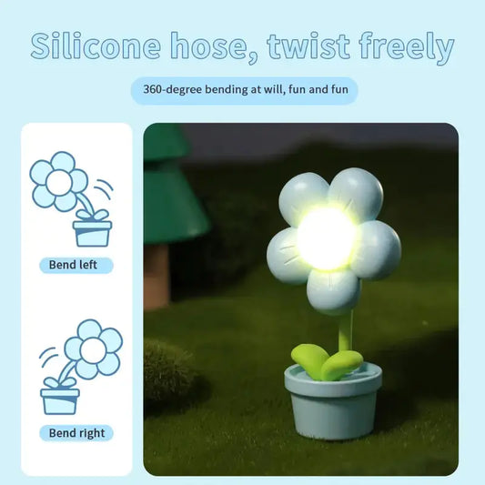 Creative Cute Flower Table Lamp for Bedroom & Desk